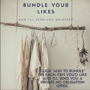 Hit shopping bag icon 🛍 at the top of item to bundle with other items 🤩